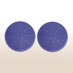 BASE SILIC.10CM CONJ.2 LARANJA CREUSET