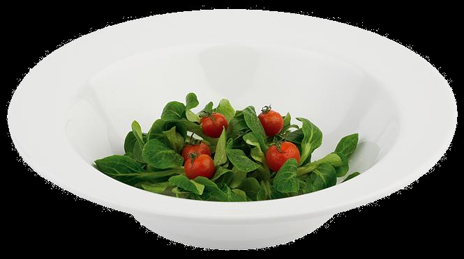 SALADEIRA RED.32CM MELAMINA BRANCA 