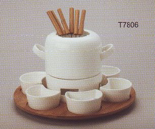 FONDUE BASE MAD.ROTATIVA 14 PE�AS