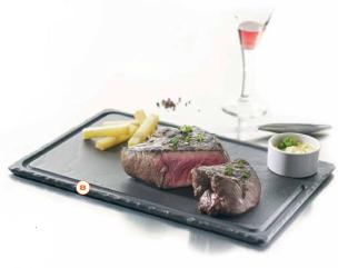 ARDOSIA RECT.33X24CM P/BIFE BASALT