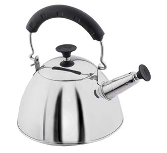 CHALEIRA 2L C/APITO C/INFUSOR INOX
