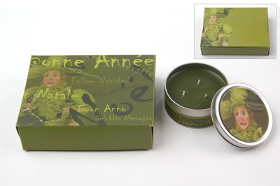 VELA BOBO C/CAIXA VERDE