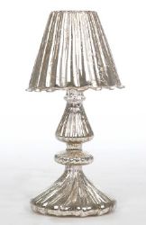 CANDELABRO ABATJOUR 22CM PRATEADO