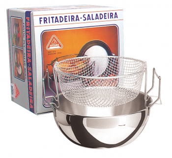 FRITADEIRA/SALADEIRA 24CM INOX F.TERMICO