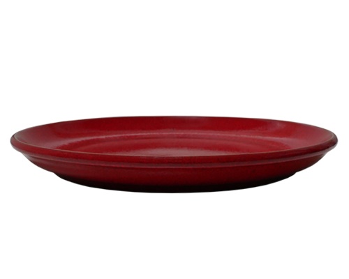 PRATO DOCE 16CM GRES VERMELHO