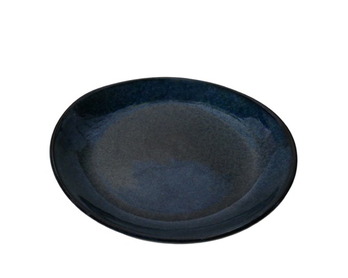 PRATO OVAL 21X19CM S/MESA AZUL COBALTO