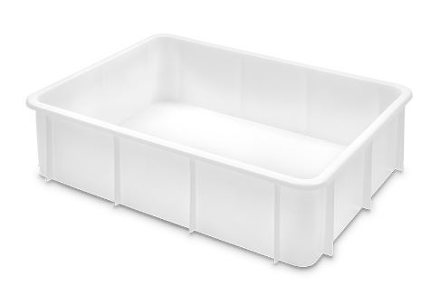 CONTENTOR 80X60X42CM CINZA