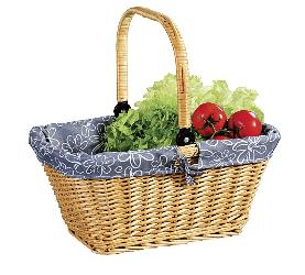 CESTO 49X30X22CM VIME TECIDO FLOR