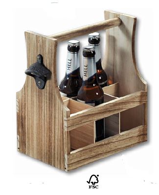 CESTO PORTA GARRAFA 6 CAV+TIRA CAPSU MAD