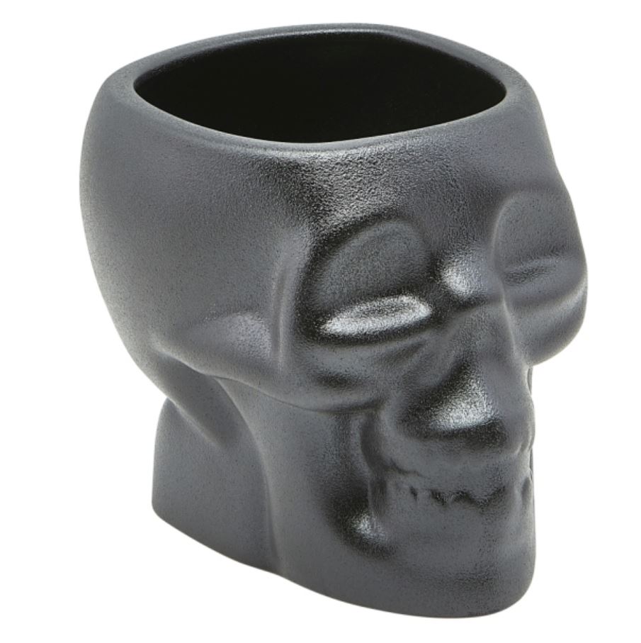 CANECA 80CL CAVEIRA TIKI PRETA