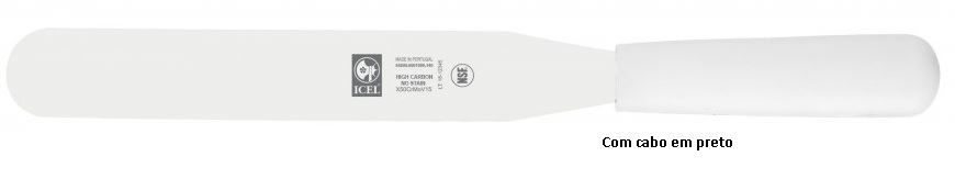 ESPATULA PLANA 541.6001.23 PRETO