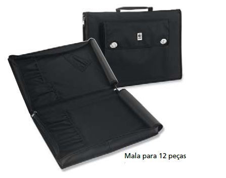 ESTOJO P/12 PEÇAS PRETO 900.MALP.12