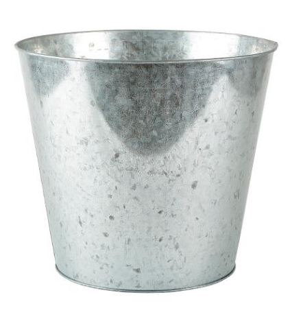 BALDE Ø31.5CM ALT.28CM S/ASA ZINCO