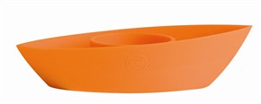 CASTIÇAL BARCO LARANJA SILICONE #