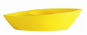 CASTIÇAL BARCO AMARELO SILICONE #