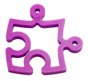 BASE QUENTES PUZZLE LILAS SILICONE