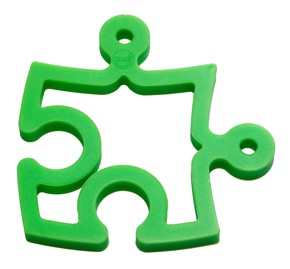BASE QUENTES PUZZLE VERDE SILICONE