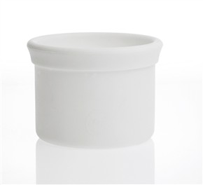 VASO BRANCO SILICONE 12.5X9CM