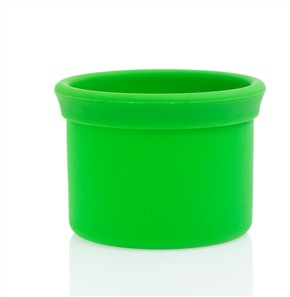VASO VERDE SILICONE 12.5X9CM