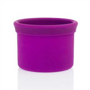 VASO LILAS SILICONE 12.5X9CM