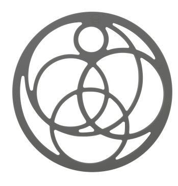 BASE QUENTES RED.16CM CINZA SIL