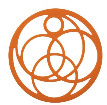 BASE QUENTES RED.16CM LARANJA SIL