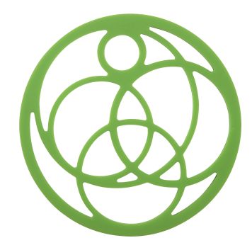 BASE QUENTES RED.16CM VERDE SIL.