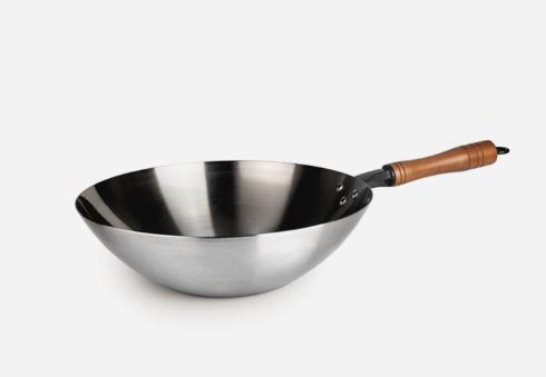 WOK AÇO CARBONO C/C 32CM