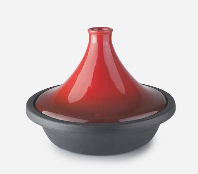 TAGINE 27CM VERMELHO CERAMICA FERRO FUND