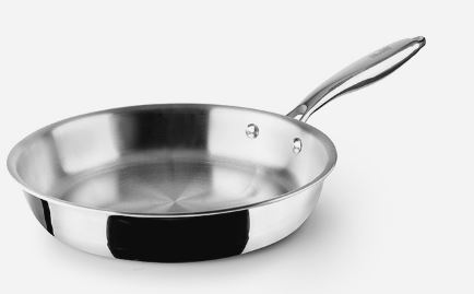 FRIGIDEIRA 28CM TRIMETAL INOX CHEF
