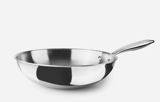 WOK Ø20CM TRIMETAL INOX CHEF