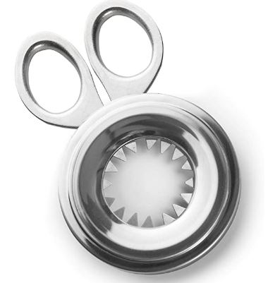 QUEBRA OVOS TESOURA INOX