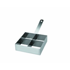 ARO QUAD.10CM 4 DIV.C/CABO INOX