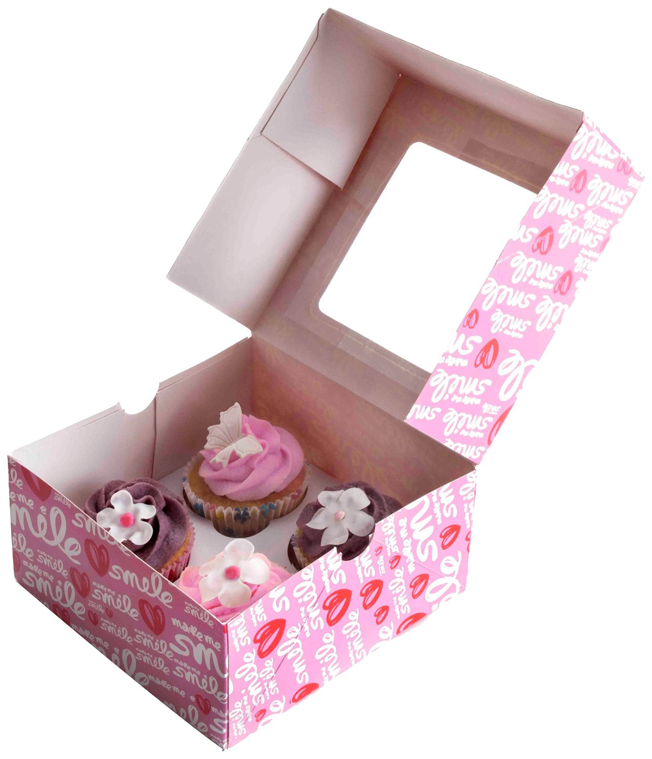 CJ.2 CAIXA QUAD.16CM P/4 CUPCAKES