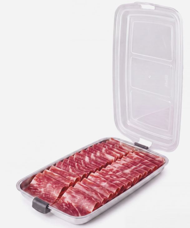 BANDEJA PRESERVAÇAO ALIMENTOS INOX/PLAST