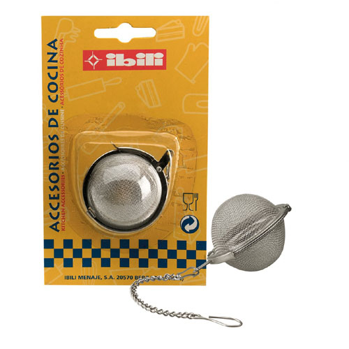 INFUSOR CHA BOLA REDE 4.5CM INOX