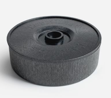 CAIXA TORTILHAS Ø22CM FIBRA PRETA