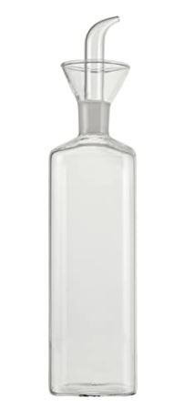 VINAGREIRA 500ML QUADRADA VIDRO