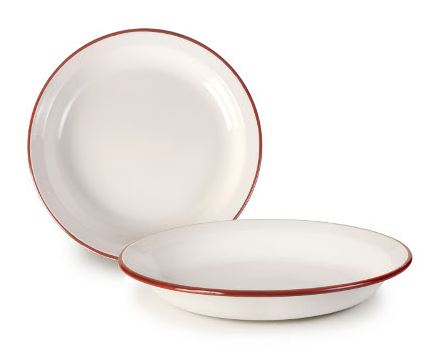PRATO FUNDO 24CM ESMALTE BR FRISO BORD.