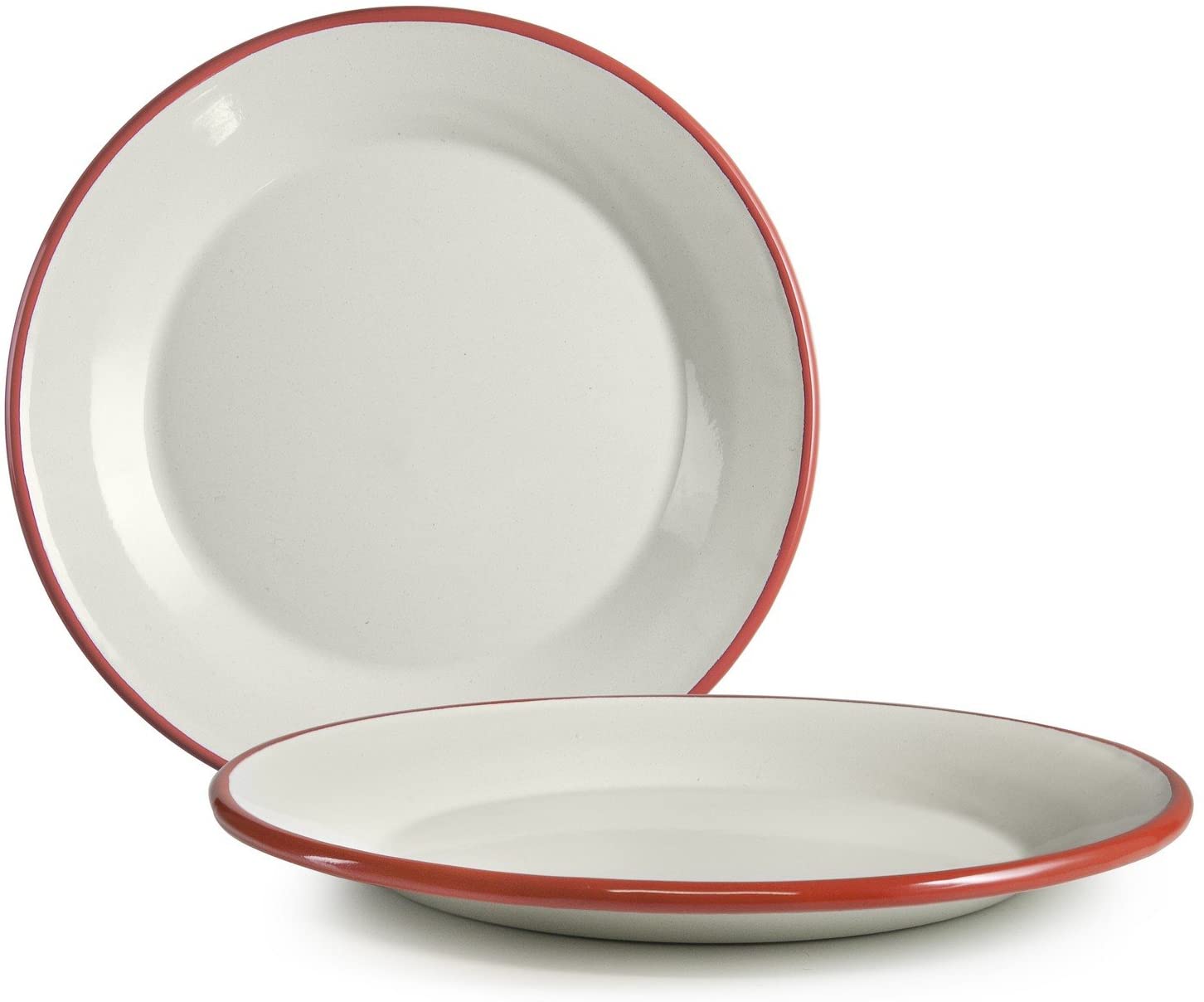 PRATO 18CM ESMALTE BRANCO F.BORDEAUX