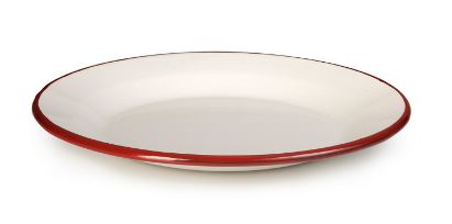 PRATO 26CM ESMALTE BR FRISO BORDEAUX
