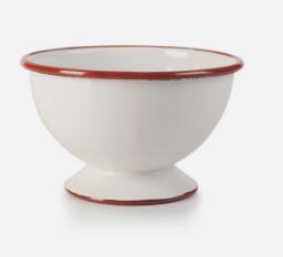 TAÇA Ø12CM ALT.8CM C/PE BR FRISO BORDEAU