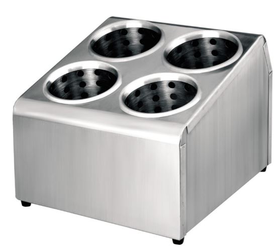 SUPORTE C/6 PORTA TALHERES INOX