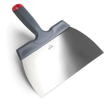 ESPATULA/RASPADEIRA 22CM INOX CABO PRETO