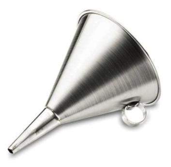 FUNIL C/FILTRO FIXO 20CM INOX