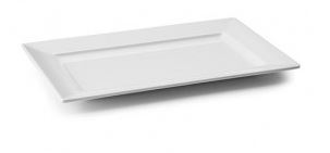 BANDEJA RECT.30X21X3CM MELAMINA BRANCA