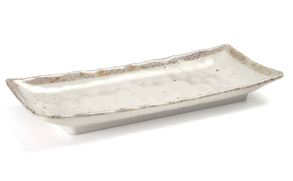 PRATO RECT.28,6X12,7CM MELAMINA EARTH