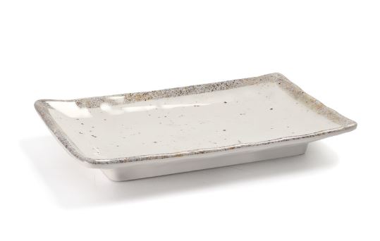BANDEJA RECT. 35X24X4CM MELAMINA EARTH