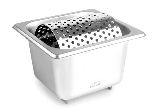 RODA TAMBOR P/MANTEIGA C/GN 1/6 INOX
