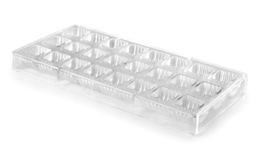 PLACA 24 MOLDE BOMBOM LINEAR PS